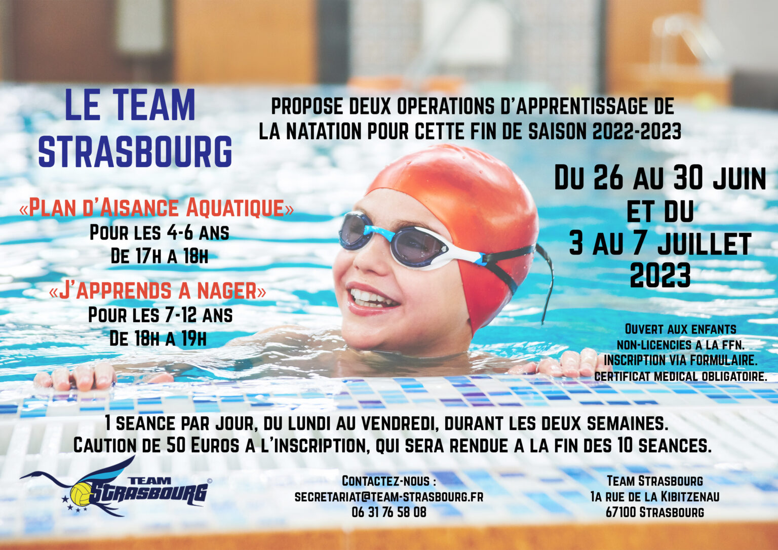 Op Ration D Apprentissage De La Natation Ans